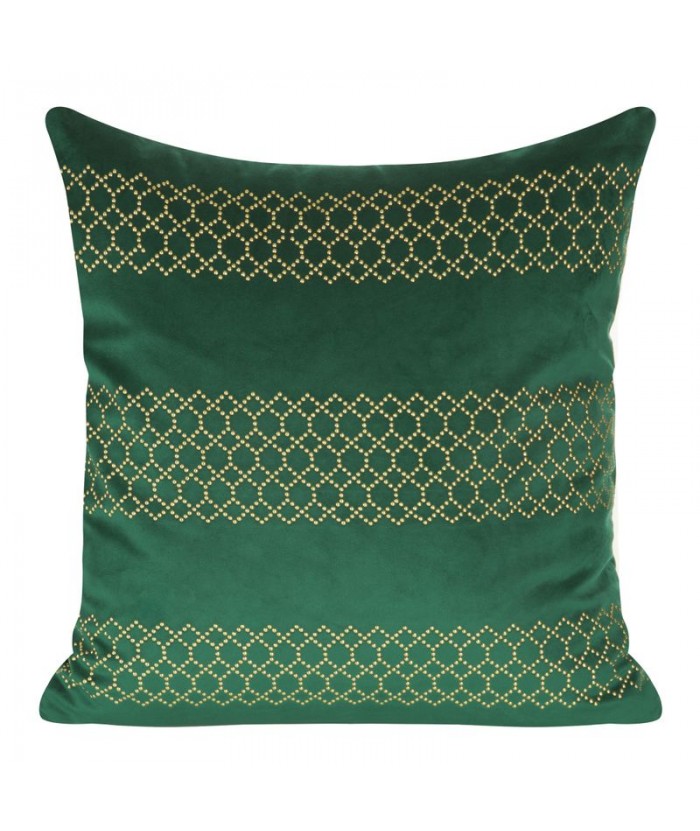 Poszewka velvet Pari 45x45 zielona Eurofirany Poszewka velvet Pari 45x45 zielona