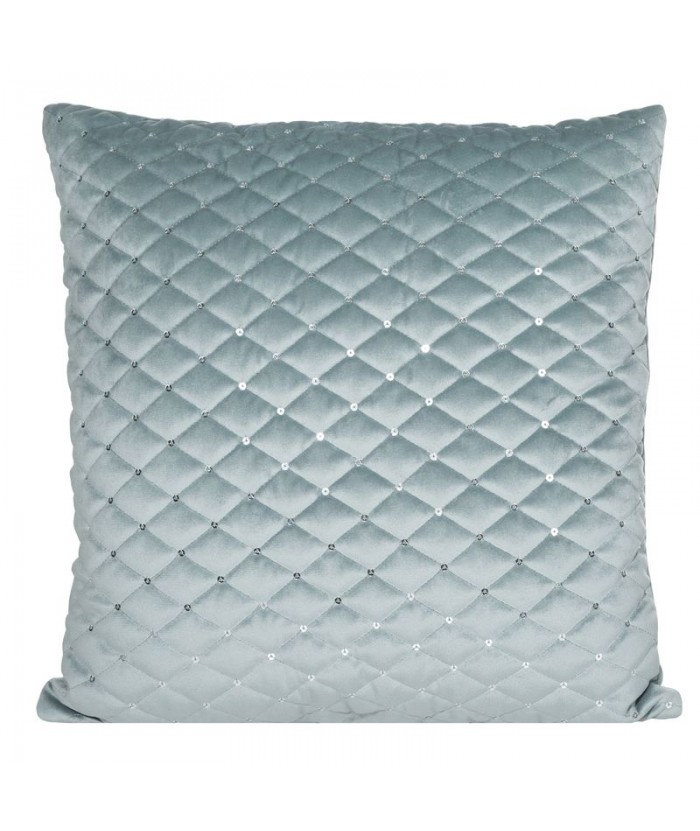 Poszewka velvet Emina 45x45 niebieska