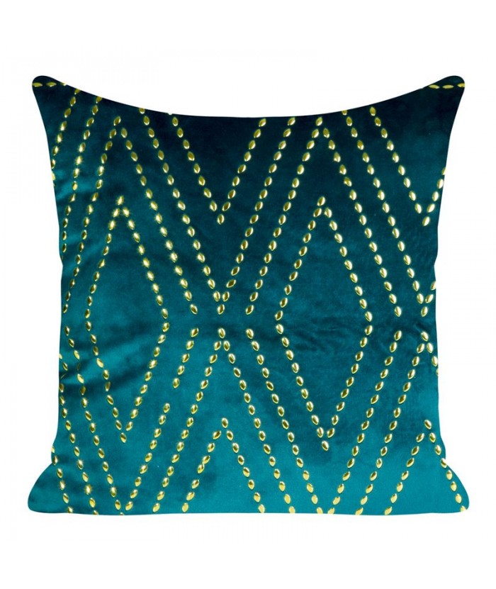 Poszewka velvet Jovita 45x45 ciemnozielona