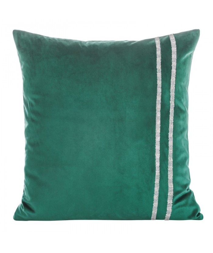 Poszewka velvet Glen 2 45x45 ciemnozielona Eurofirany Poszewka velvet Glen 2 45x45 ciemnozielona