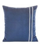 Poszewka velvet Glen 2 45x45 granatowa