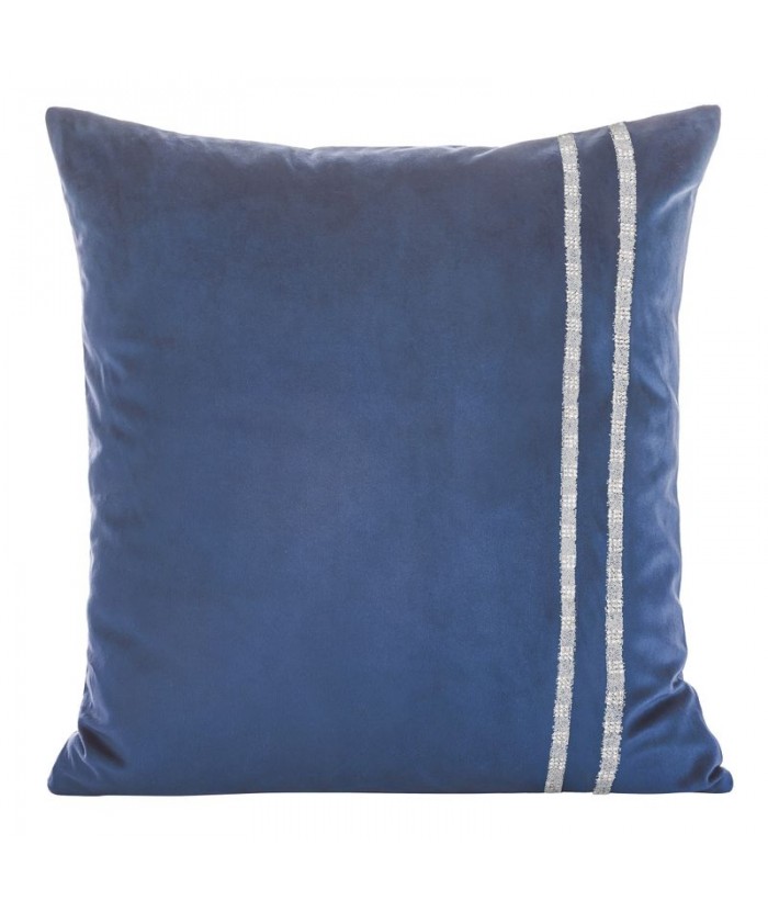 Poszewka velvet Glen 2 45x45 granatowa