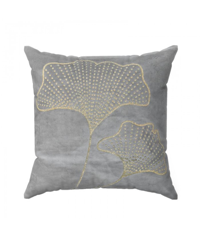 Poszewka velvet Fres 45x45 srebrna/złota Eurofirany Poszewka velvet Fres 45x45 srebrna/złota
