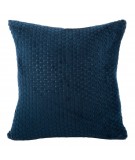 Poszewka pluszowa Zoe 40x40 granatowa