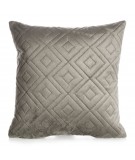 Poszewka velvet Ariel 3 40x40 ciemnobeżowa