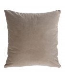 Poszewka velvet Kristi 45x45 jasnoniebrązowa