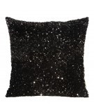 Poszewka z cekinami Belisa 45x45 czarna