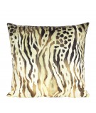 Poszewka velvet Cecil 3 45x45 żółta/czarna