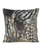Poszewka velvet Carla 1 45x45 czarna/złota