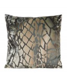Poszewka velvet Carla 2 45x45 czarna/złota