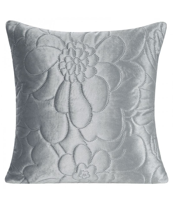 Poszewka velvet Ariel 4 40x40 stalowa