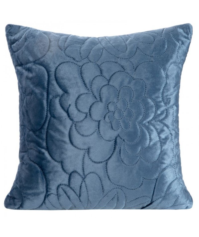 Poszewka velvet Ariel 4 40x40 niebieska