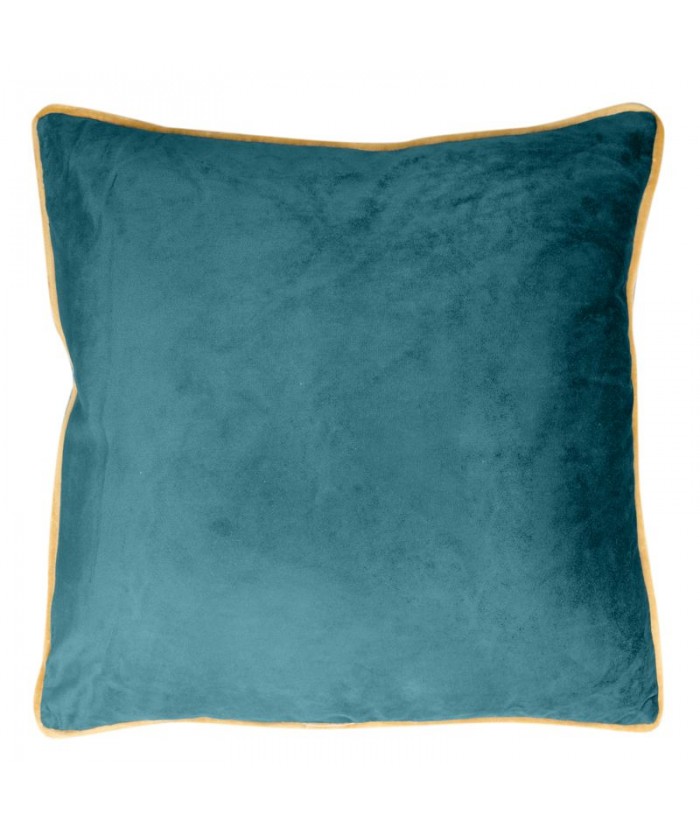 Poszewka velvet Butt 45x45 cienoturkusowa/złota Eurofirany Poszewka velvet Butt 45x45 cienoturkusowa/złota