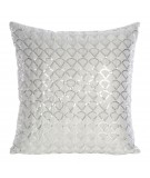 Poszewka velvet Margot 45x45 srebrna