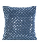 Poszewka velvet Margot 45x45 granatowa