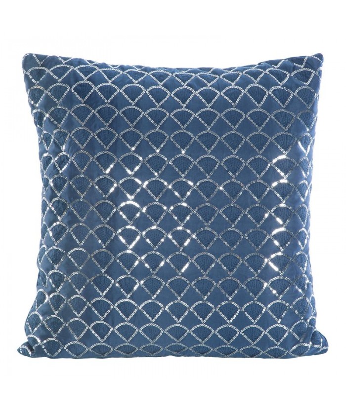 Poszewka velvet Margot 45x45 granatowa