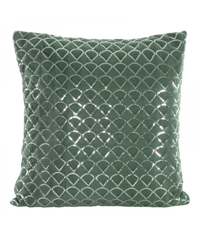Poszewka velvet Margot 45x45 ciemnozielona
