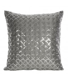 Poszewka velvet Margot 45x45 grafitowa