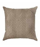 Poszewka velvet Sofia 45x45 brązowa