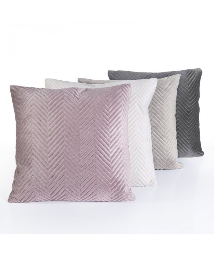 Poszewka velvet Sofia 45x45 brązowa Eurofirany Poszewka velvet Sofia 45x45 brązowa