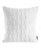 Poszewka velvet Ria 3  45x45 biała 