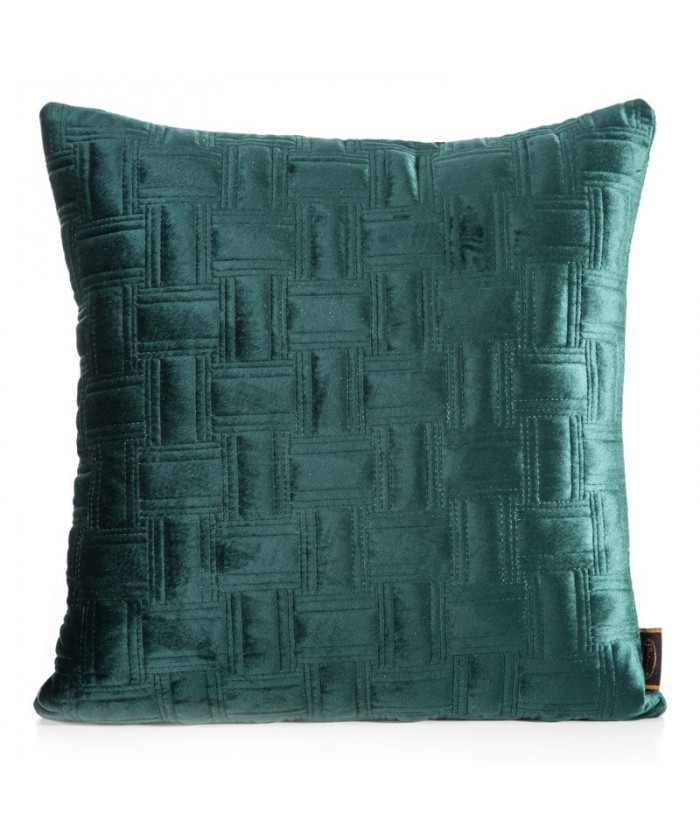 Poszewka velvet Ria 3 45x45 ciemnozielona Eurofirany Poszewka velvet Ria 3 45x45 ciemnozielona