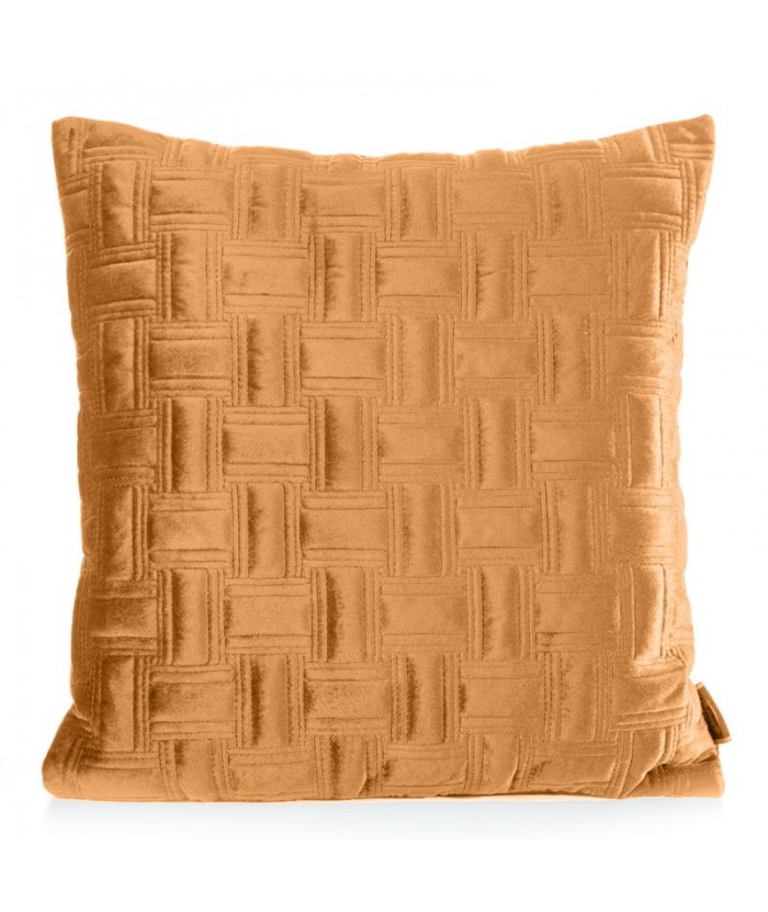 Poszewka velvet Ria 3  45x45 miodowa 