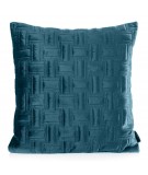 Poszewka velvet Ria 3  45x45 ciemnoturkusowa 