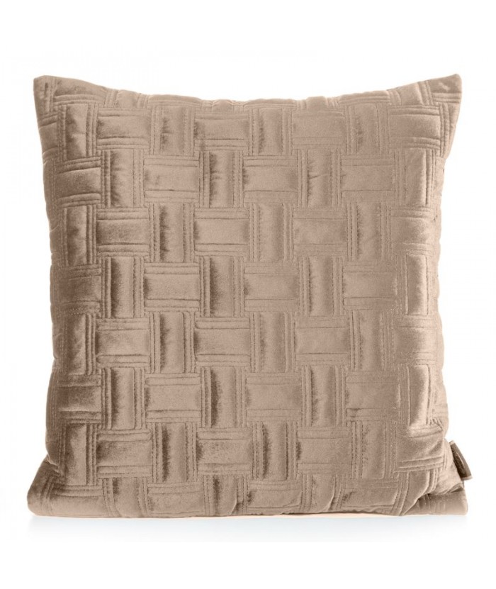 Poszewka velvet Ria 3 45x45 beżowa Eurofirany Poszewka velvet Ria 3 45x45 beżowa