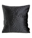 Poszewka velvet Ria 4  45x45 czarna 