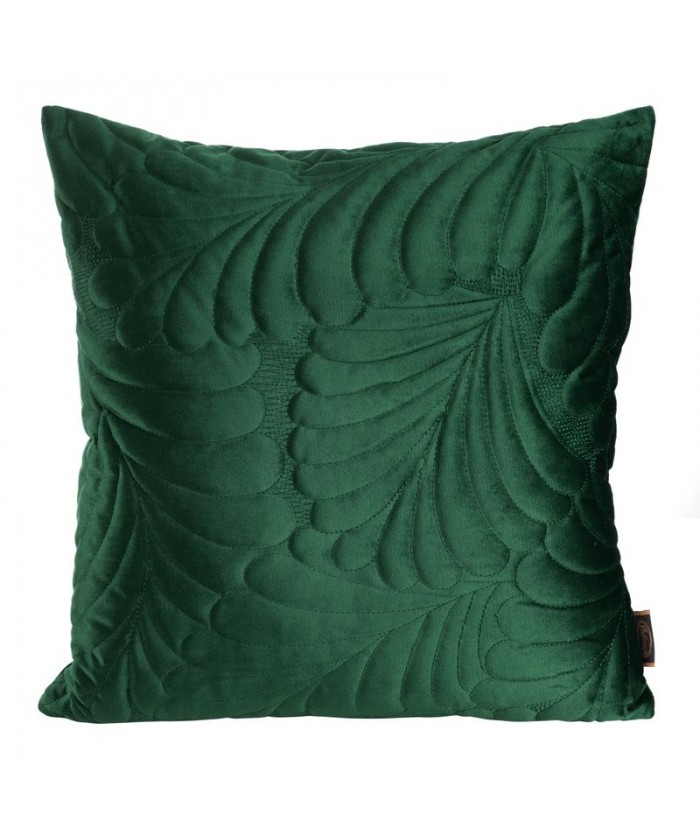 Poszewka velvet Ria 4  45x45 ciemnozielona 