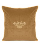 Poszewka velvet Stela 45x45 miodowa/złota