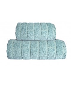 Ręcznik Brick mikrobawełna 50x90 Aqua GRENO