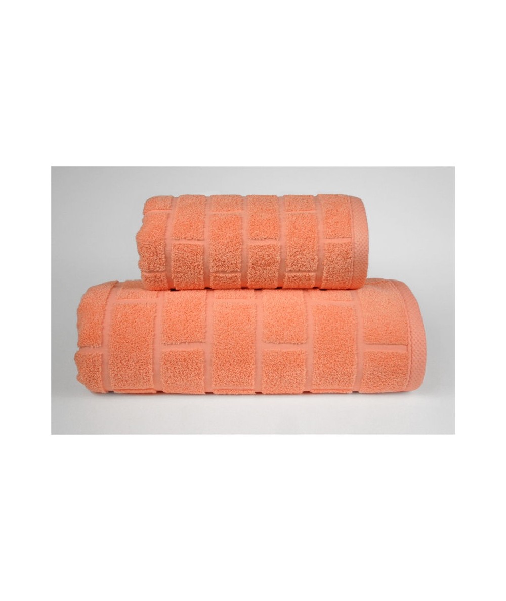 Ręcznik Brick mikrobawełna 50x90 Brzoskwiniowy GRENO