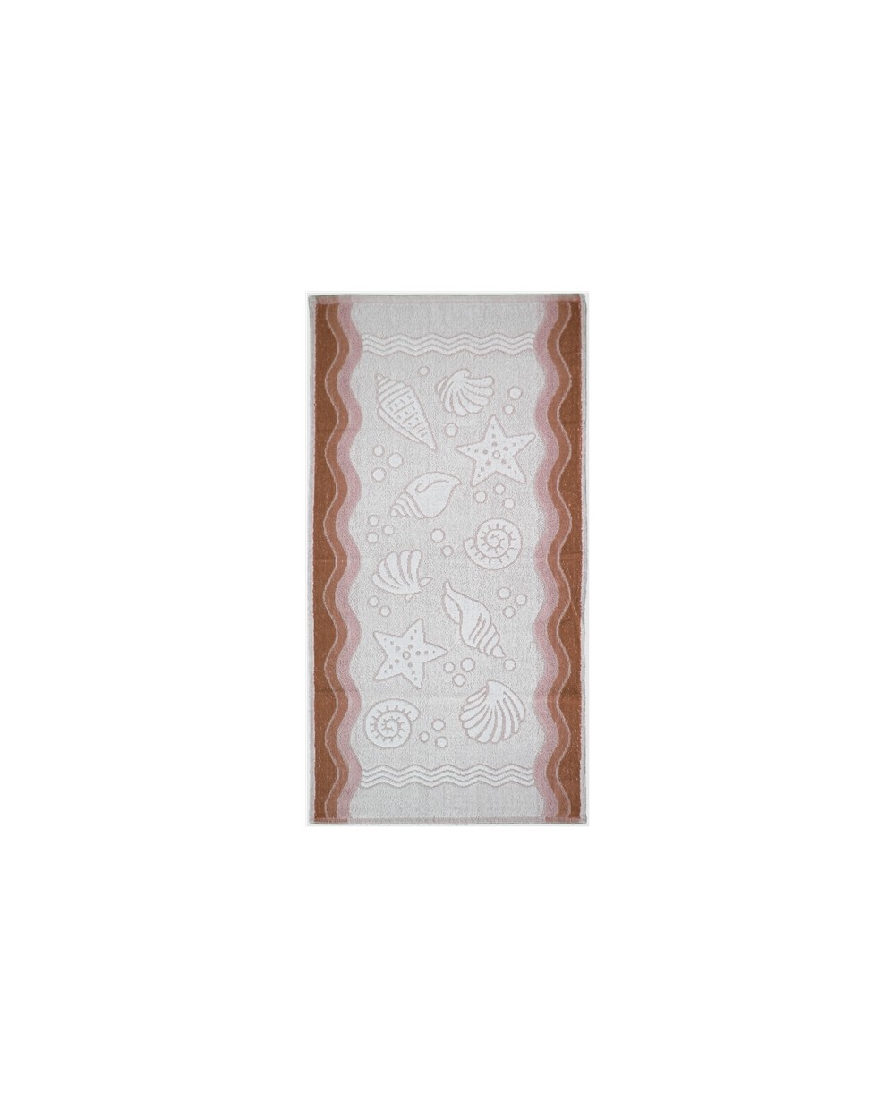 Ręcznik Flora Ocean bawełna 40x60 brązowy
