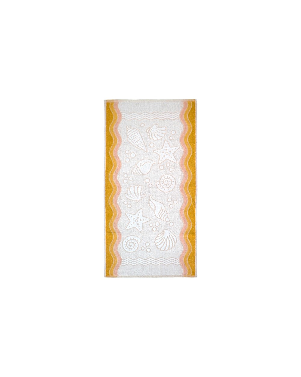 Ręcznik Flora Ocean bawełna 40x60 żółty