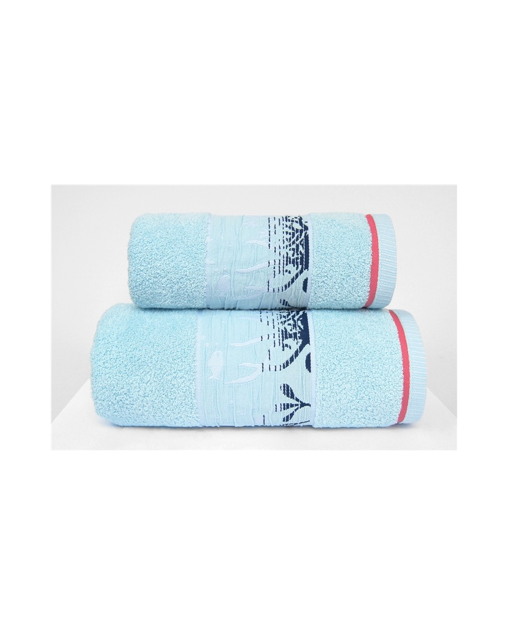 Ręcznik Kriti mikrobawełna 50x90 aqua