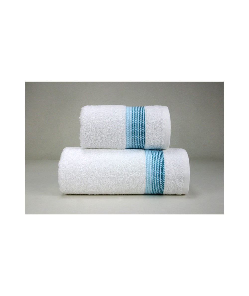 Ręcznik Ombre bawełna 70x140 Biały Aqua GRENO