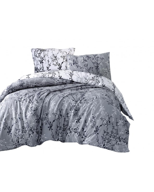 Pościel bawełniana 200x220 + 2x70x80 Zena Grey Exclusive Darymex Pościel bawełniana 200x220 + 2x70x80 Zena Grey Exclusive