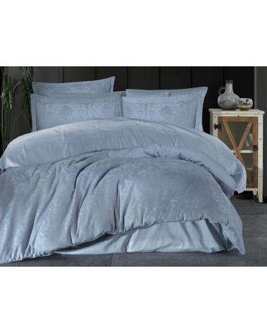 Pościel satyna żakardowa 160x200 + 2x70x80 Kapya 1 Jacquard