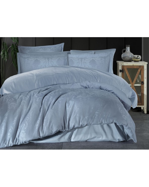 Pościel satyna żakardowa 200x220 + 2x70x80 Kapya 1 Jacquard