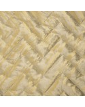 Narzuta velvet 170x210 Agata beżowa/złota
