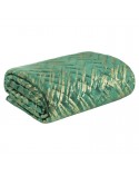 Narzuta velvet 170x210 Agata ciemnozielona/złota