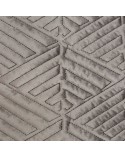 Narzuta velvet 220x240 Deniz beżowa/złota