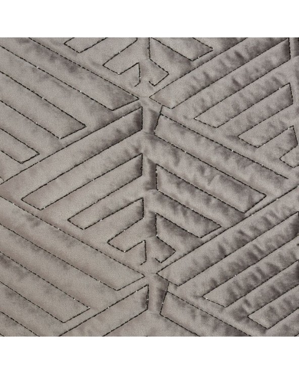 Narzuta velvet 220x240 Deniz beżowa/złota
