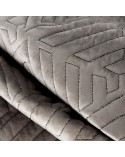 Narzuta velvet 220x240 Deniz beżowa/złota