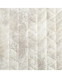 Narzuta velvet 170x210 Agata kremowa/złota