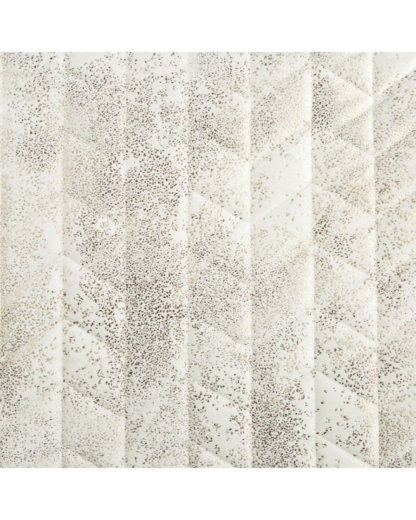 Narzuta velvet 170x210 Agata kremowa/złota