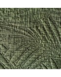 Narzuta mikrofibra stonewashed 170x210 Stone 1 ciemnozielona