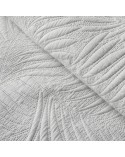 Narzuta mikrofibra stonewashed 170x210 Stone 1 biała